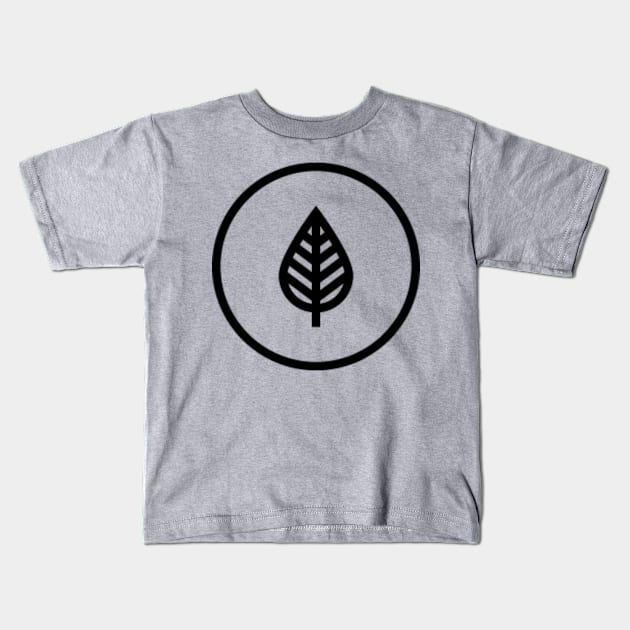Loose Leaf Logo Kids T-Shirt by LooseLeaf
